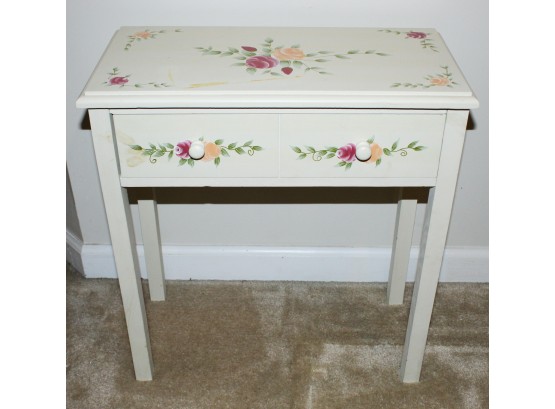 Small Single Drawer Side Table (080)