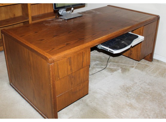Solid Mahogany Desk (043)
