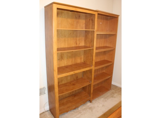 2 Wooden Book Cases (039)