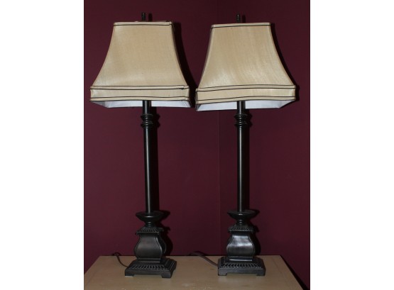 2 Antique Table Lamps (128)