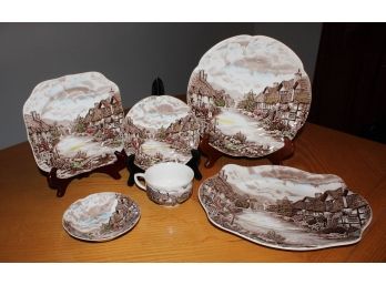 Old English Country Side Plates (078)
