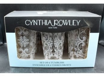 Cynthia Rowley Set Of 6 Tumblers (148)