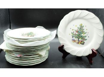 Nikko Happy Holidays 7 1/2'plates - Quantity 16 (191)