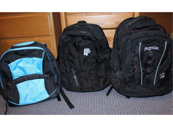 Three Assorted Back Packs (OR202)