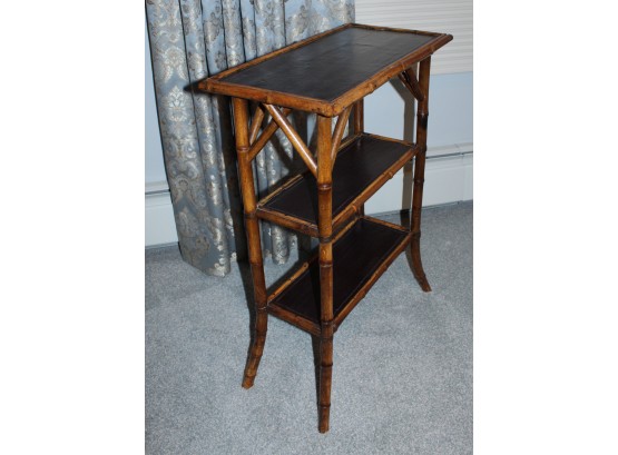 Bamboo Style Side Table (W197)