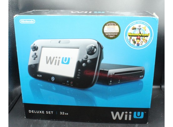 Nintendo Wii U Deluxe Set In Box 32gb (188)