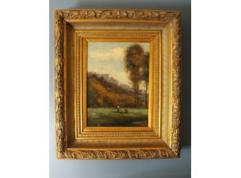 Lovely Gold Gilt Frame L. Stepano Oil Painting On Canvas (68)