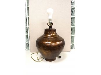 Metal Round Accent Lamp