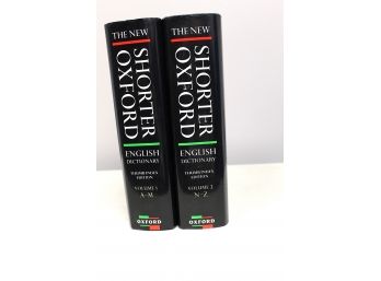Oxford English Dictionary 2 Volumes