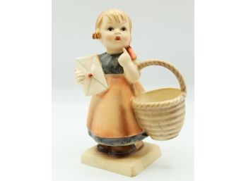 Hummel Figurine - 'Meditation' Girl With Basket And Letter #13/0 TMK-1 Goebel(0247)