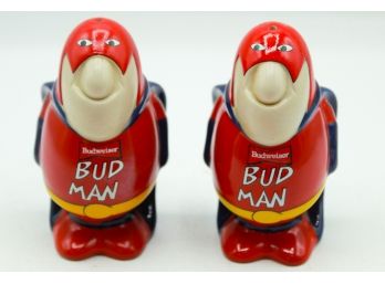 BudMan Budweiser Salt And Pepper Shakers (0387)