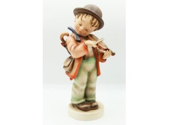 Hummel Figurine Little Fiddler 11” Boy Musical Violin Porcelain Vintage Tmk- 1  (0216)