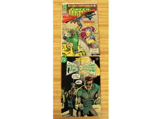 2 DC Green Lantern Comic Books (0537)