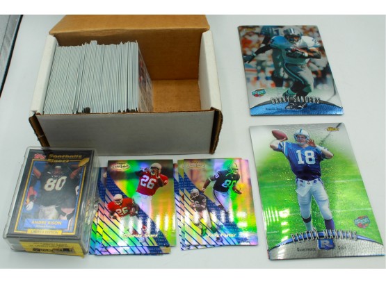 Tops Finest, Topps Gold Lable, Topps Football Finest Football Cards (0487)