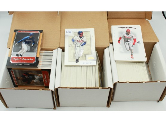 3 Sets Of Baseball Cards - SP Authentic, Upper Deck Legends, And Fleer Showcase  (0498)