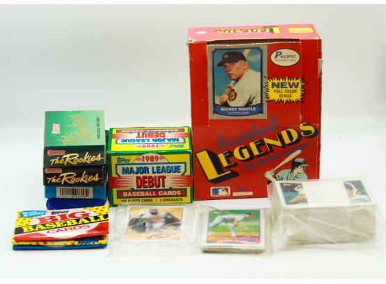8 Sets Of Baseball Cards In Original Box (0444)