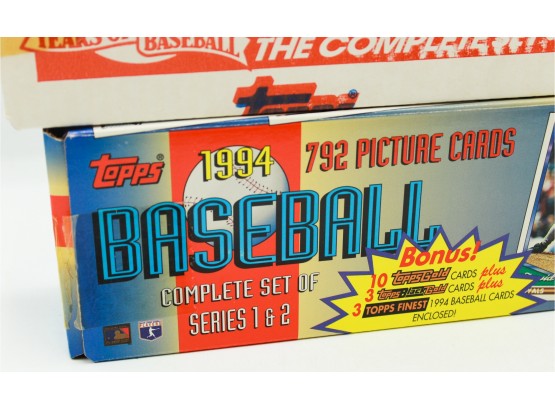 Topps 1991 Baseball Complete Set   Topps 1994 Complete Set Series 1&2 (0508)