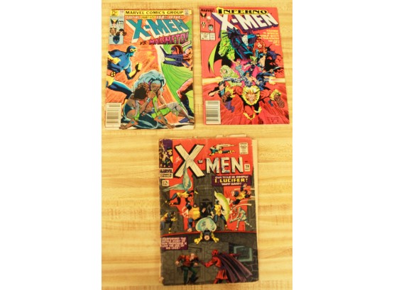 3 Marvel X-Men Comic Books (0536)