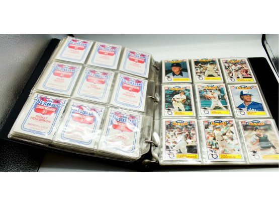 Binder Of Assorted All Star Baseball Cards (0504)