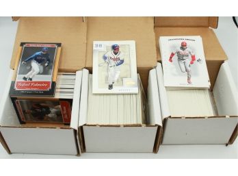 3 Sets Of Baseball Cards - SP Authentic, Upper Deck Legends, And Fleer Showcase  (0498)