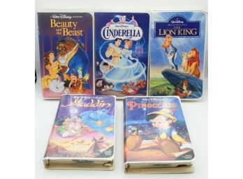 5 Classic VHS Disney Movies (0464)