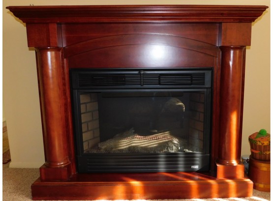 Electric Fireplace With Heater & Remote (4257)
