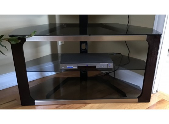 3 Tier Glass TV Stand With TV Mount (4498)