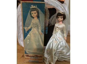 Vintage Bonnie Bride Doll With Original Box 22' (4585)