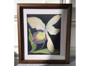 Leon Vart 'White Lily' Painting (4473)