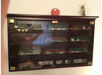Thomas Kinkade's Hawthorne Village Christmas Express Trains With Display Box - 1445