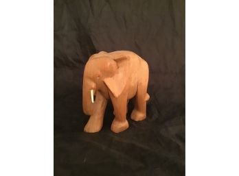 Wood Carved Elephant - 1494