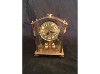 Vintage Anniversary Quartz Gold Toned Clock - 1487
