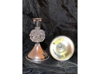 Silver Plated EP Brass Candlestick Holders - 1474