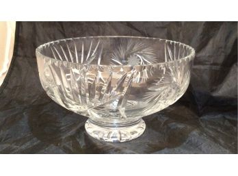 Crystal Bowl With Scalloped Edge - 1510