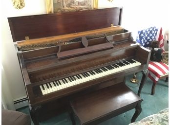 Upright Ivers & Pond Piano With Bench Serial #86338 - 1422
