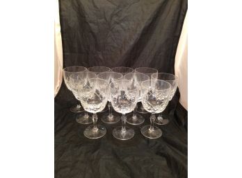 Set Of 11 Wine Glasses - 1548