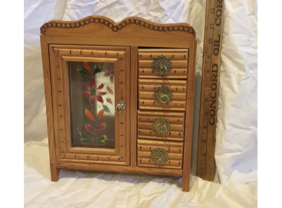 Wooden Jewelry Box (0943)
