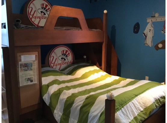 Fabulous Custom Made Yankees Children's  Bunk Bed (0913)