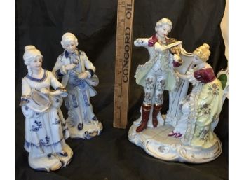 Three KPM Collection Porcelain Figurines (0980)