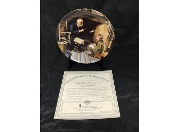 Knowles Collector Plate 'The Veteran' 8.5' Diameter (G011)