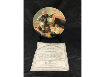Knowles Collector Plate 'The Banjo Player' Plate # 9186I 9' Diameter (G009)