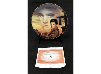 Elvis Presley Enterprise Inc. 'Heartbreak Hotel Collector Plate' Mint# 1035B 8.5' Round (R160)