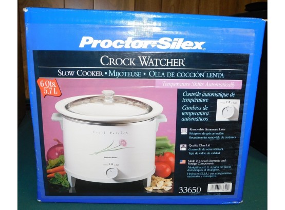 Proctor Silex 6QT Slow Cooker In Box (W4950)