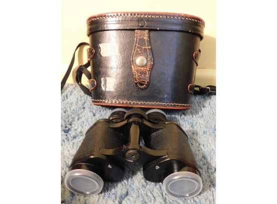 Vintage Prinz 8x30 Binoculars Coated Optics With Carry Case  (w3174)