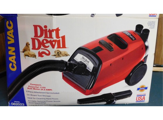 Dirt Devil Can Vac 9.2AMP Model 082023 (W4956)