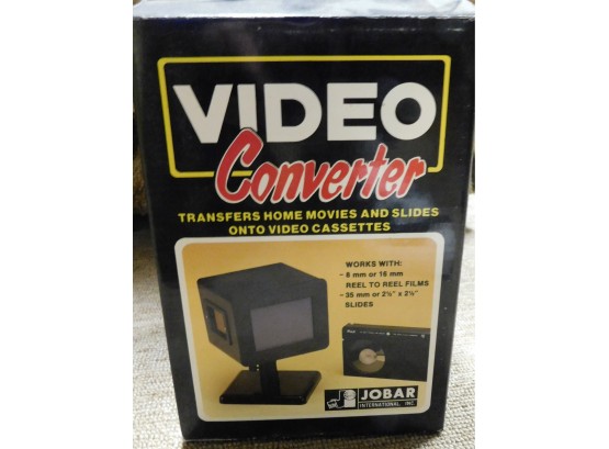 NEW Jobar Video Converter Transfer Hoe Movies And Slides Onto Video Cassettes (W4946)