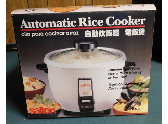 Salton Automatic Rice Cooker In Box (W4951)