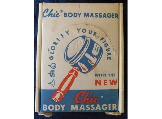 1950's Chic Body Massager In Original Box (w3265)