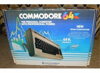 Commodore 64 Computer In Original Box Serial # P00104183 (R192)