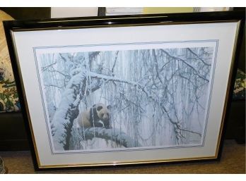 Limited Edition 'Winter Filigree - Giant Panda' Print Signed By Robert Bateman With COA 20049600 (B206)